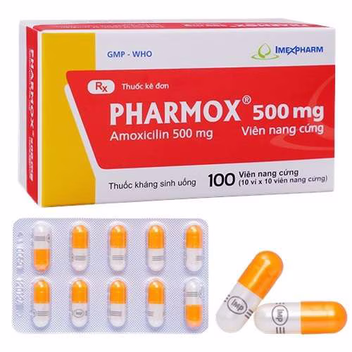Pharmox 500 (Amoxicillin) Imexpharm (H/100v)
