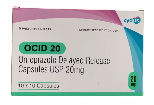 Ocid 20mg (Omeprazole) Zydus (H/100v)