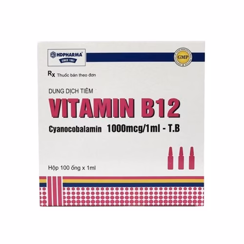 Vitamin B12 1000mcg/1ml HD Pharma (H/100 ống)