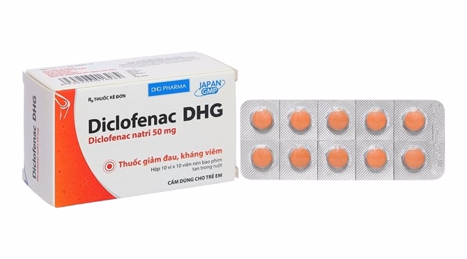 Diclofenac DHG 50mg (H/100v)