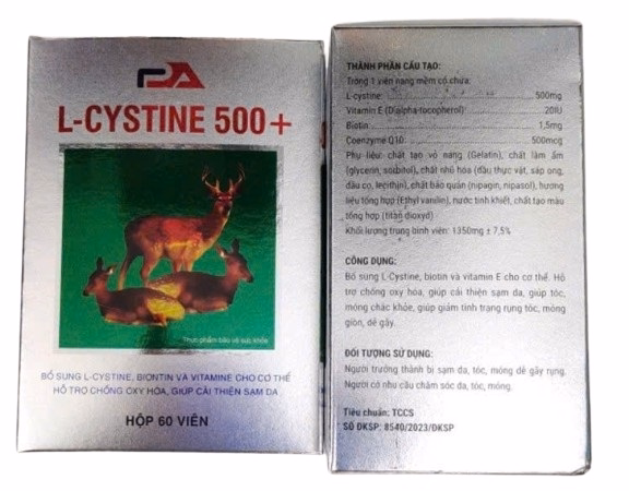 L-Cystine 500mg Tradiphar (H/60v)