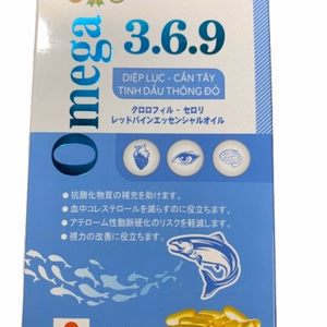 Omega 369 (diệp lục cần tây- tinh dầu thông đỏ) Queen Diamond Diophaco (H/60 V)