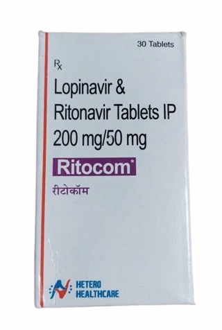 Ritocom 200mg/50mg (Lopinavir / Ritonavir) Hetero ( H/30v)