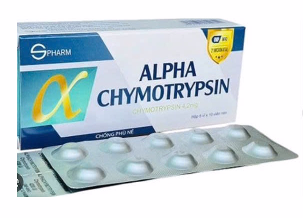 Alphachymotrypsin 4.2mg S.Pharm (H/50v)