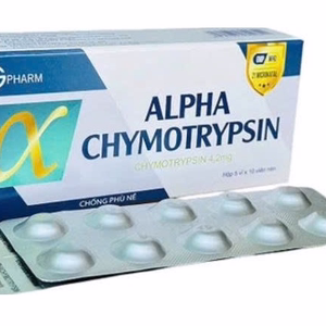 Alphachymotrypsin 4.2mg S.Pharm (H/50v)