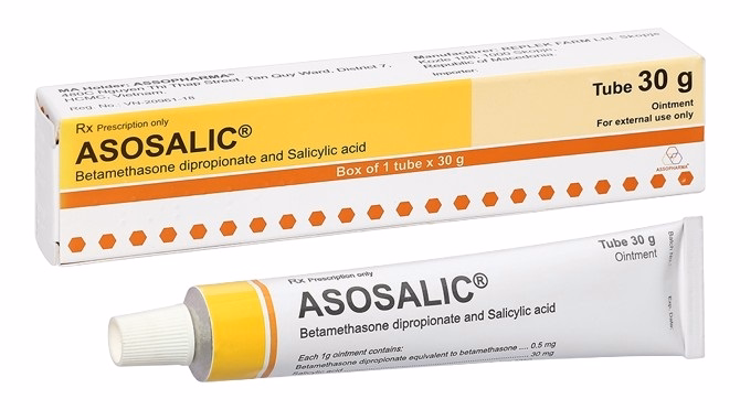Asosalic (Acid Salicylic (BHA), Betamethason)  ASSO PHARMA (Tuýp/30gr)