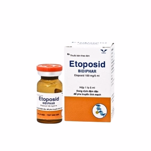 Etoposid Bidiphar 100mg/5ml (H/1 Lọ)
