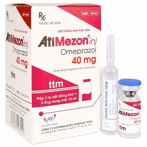 Atimezon inj 40mg (Omeprazol) An Thiên (H/3 Lọ)