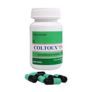 Coltoux 15mg (Dextromethorphan) Domesco (C/100v)-Cap