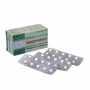 Trihexyphenidyl 2mg Khapharco (H/100V) (Viên nén)