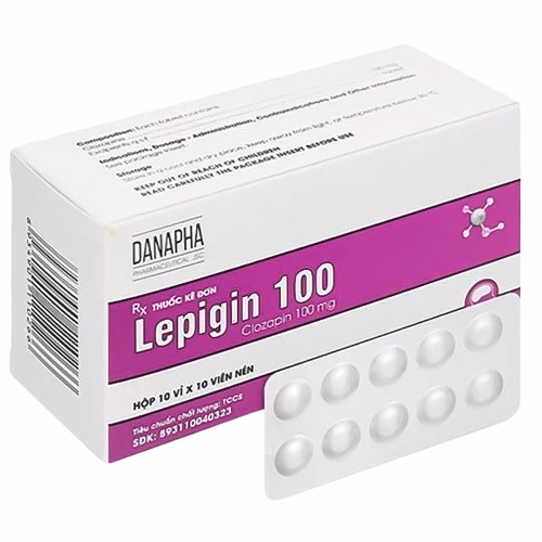 Lepigin 100 (Clozapin) Danapha (H/100v)