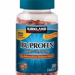 Ibuprofen 200mg Kirkland (C/500v) (Viên Tròn)