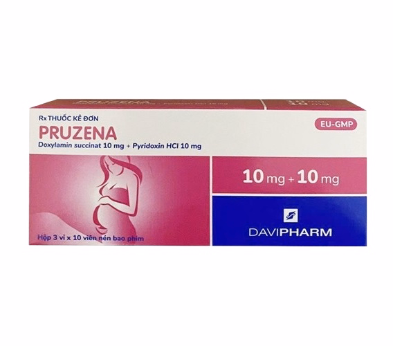 Pruzena (Vitamin B6, Doxylamine) Davipharm (H/30v)