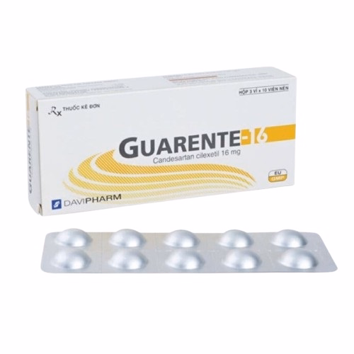 Guarente 16mg (Candesartan cilexetil) Davipharm (H/30v)