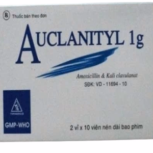 Auclanityl 1g (Amoxicillin, Acid Clavulanic) Tipharco (H/20v)