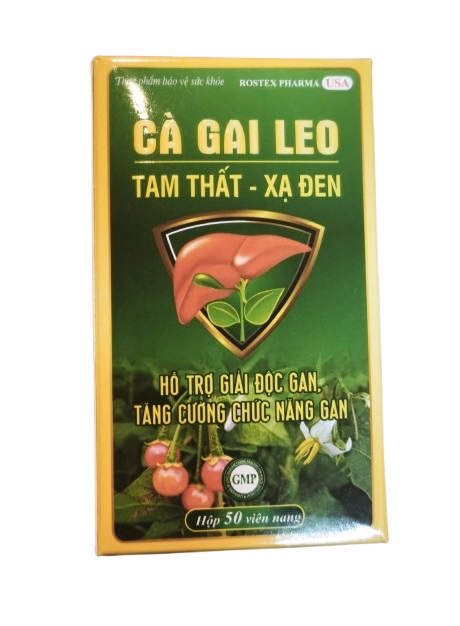 Cà Gai Leo Tam Thất - Xạ Đen ROSTEX PHARMA USA (H/Lọ 50v)