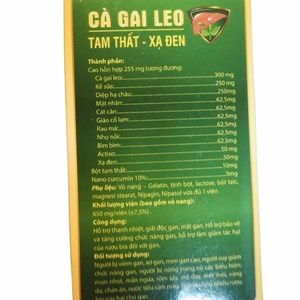 Cà Gai Leo Tam Thất - Xạ Đen ROSTEX PHARMA USA (H/Lọ 50v)