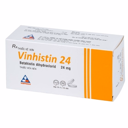 Vinhistin 24mg (Betahistine) Vinphaco (H/100v)