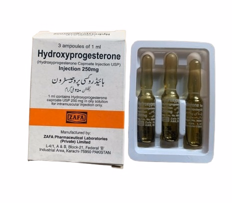 Hydroxyprogesterone  250mg Zafa (H/3 ống)