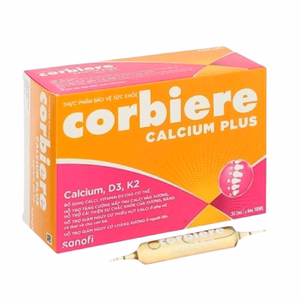 Corbiere Calcium Plus Sanofi (H/30 ống/10ml)