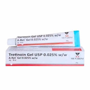 Tretinoin Gel USP 0.025% w/w Menarini (Tuýp /20gr)