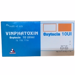Vinphatoxin (Oxytocin) 10UI/ml Vinphaco (H/50 ống/1ml)