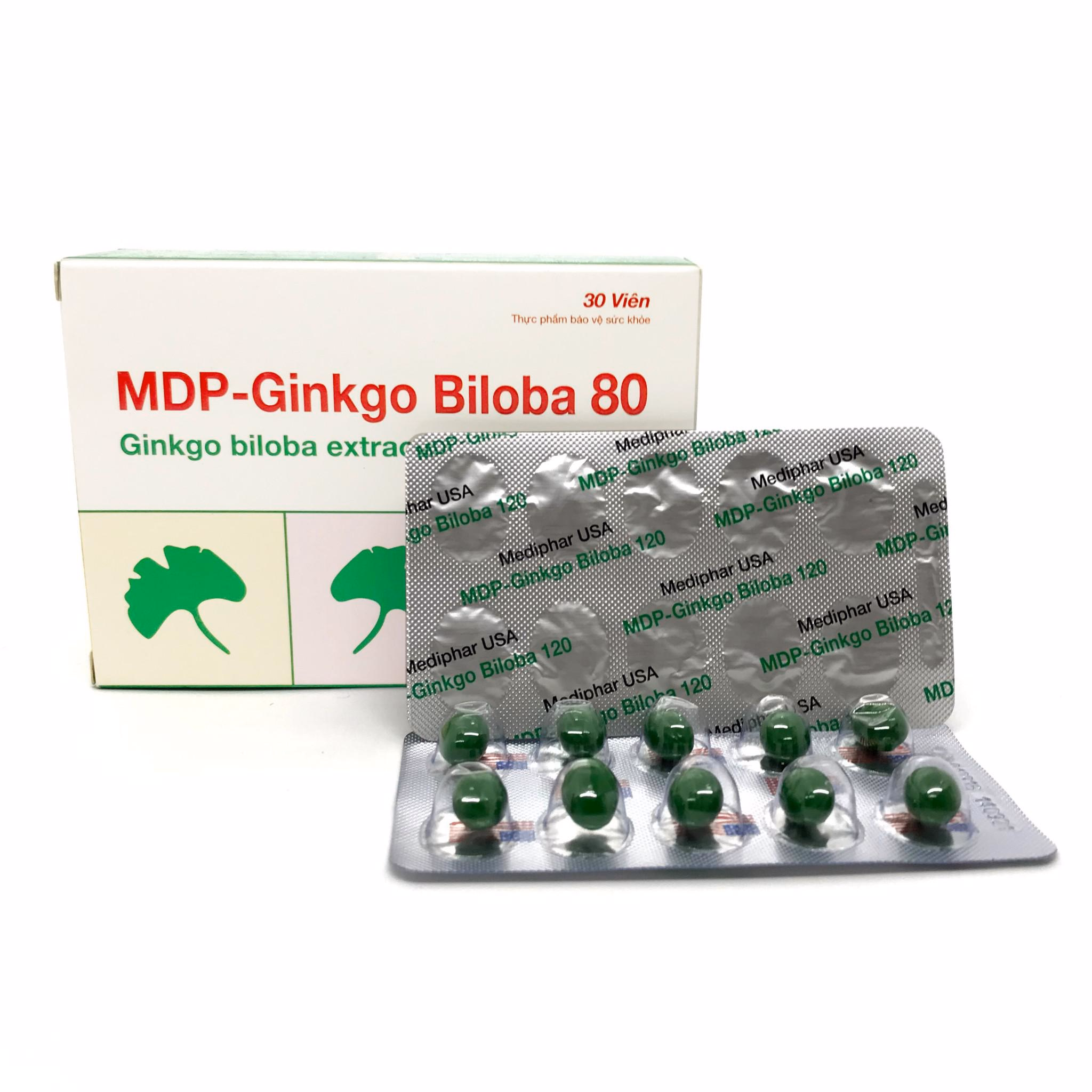 MDP-Ginkgo Biloba 80mg Mediphar (H/30v)