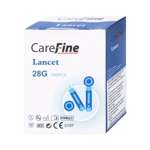 Kim lấy máu Lancet Carefine BL-28G (H/100 Cái)