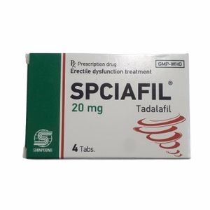 Spciafil 20mg (Tadalafil) Shinpoong (H/4v)