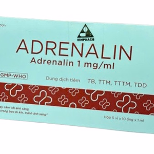 Adrenalin 1mg/1ml Vinphaco  (H/100 ống)