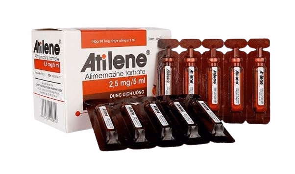 Atilene 2.5mg/5ml (Alimemazin) An Thiên Pharma (H/30 ống x 5ml)