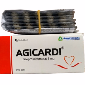 Agicardi 5mg ( Bisoprolol fumarat ) Agimexpharm (H/60v)