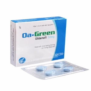 Oa-Green 50mg (Sildenafil) Trường Thọ Pharma (H/4v)