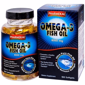 Omega-3 Fish Oil 1000mg Pharmekal (/Lọ/100 viên)