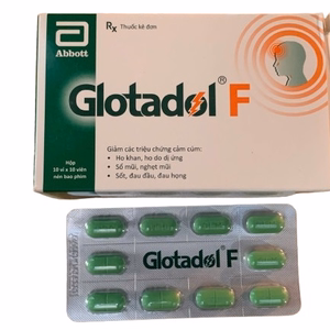 Glotadol F (Paracetamol, Phenylephrin, Loratadin, Dextromethorphan) Glomed (H/100v)