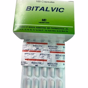Bitalvic (Ibuprofen, Paracetamol (Acetaminophen) Mebiphar(H/100v)