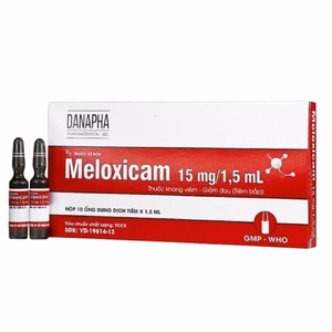 Meloxicam 15mg/1.5ml Danapha (H/10 ống)
