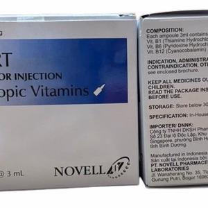 Zyfort (Vitamin B1,B6,B12) Novell (H/20 ống /3ml)