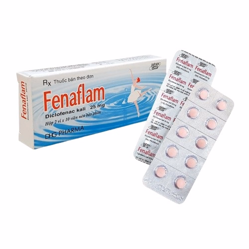 Fenaflam 25mg (Diclofenac Kali) DHG Pharma (H/20v)