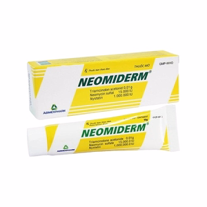 Neomiderm (Neomycin, Nystatin, Triamcinolone acetonide) Agimexpharm (Tuýp/10gr)