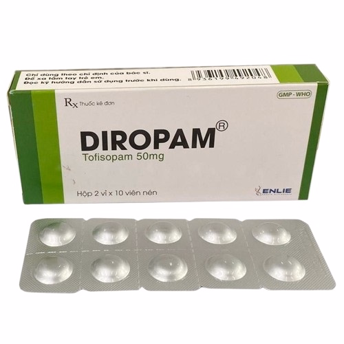 Diropam 50mg (Tofisopam) Enlie (H/20v)