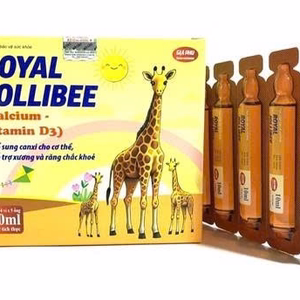 Royal Jolibee (Calcium&Vitamin D3) Gia Phú (Hộp/20 ống/10ml)