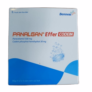 Panalgan Effer (Paracetamol 500mg + Codein 30mg) Pharimexco (H/16v)-Viên Sủi