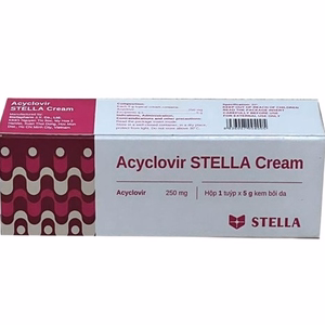 Acyclovir Cream 250mg (Aciclovir / Acyclovir) Stella (Tuýp/5gr)