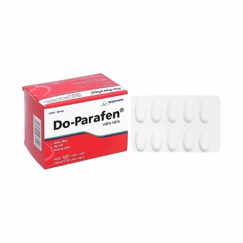 Do-Parafen (Paracetamol 500mg + Ibuprofen 200mg) Imexpharm (H/100v)