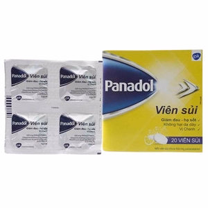 Panadol 500mg (Paracetamol) GSK (H/20v)-Viên Sủi