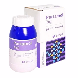 Partamol 500 (Paracetamol) Stella (C/200v)-Viên Nén
