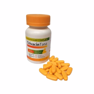 Trivacin Tana (Paracetamol 650mg + Phenylephrin 5mg + Clorpheniramin 4mg) Thành Nam (C/100v) Trắng