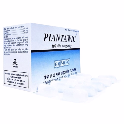 Piantawic (Paracetamol 325mg + Ibuprofen 200mg) TV.Pharm (H/100v)