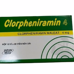 Clorpheniramin 4mg DHG Pharma (H/200v)